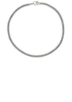 GOOD ART HLYWD Curb Chain Necklace in Sterling Silver - Metallic Silver. Size 21in (also in ).
