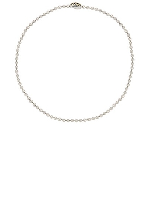 GOOD ART HLYWD Poplock Necklace in Sterling Silver - Metallic Silver. Size 21in (also in ).