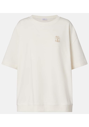 Brunello Cucinelli Logo cotton T-shirt