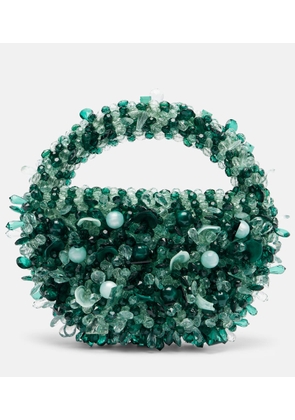 Clio Peppiatt Sirena beaded tote bag