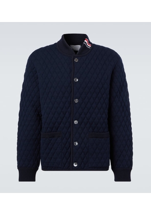 Thom Browne Quilted wool-blend jacket