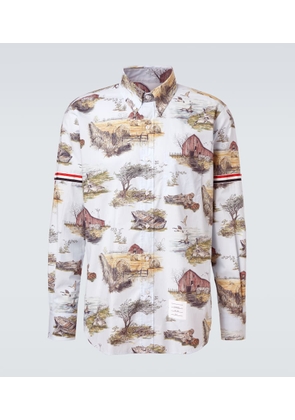 Thom Browne Printed cotton shirt