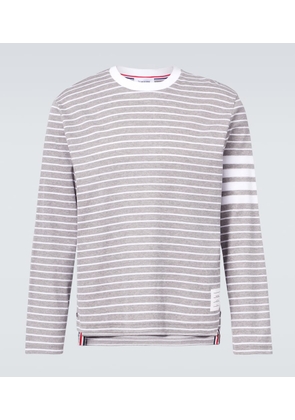 Thom Browne Milano 4-Bar striped cotton T-shirt
