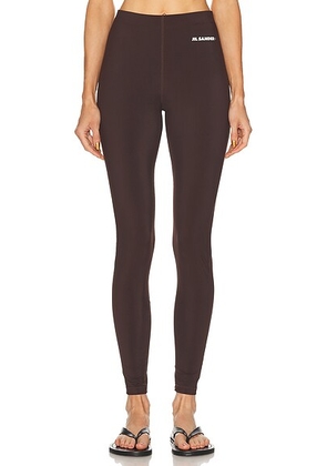 Jil Sander 270 Legging in Ganache - Chocolate. Size M (also in ).