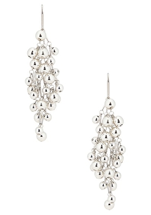 Isabel Marant Long Earrings in Silver - Metallic Silver. Size all.
