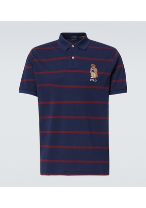 Polo Ralph Lauren Polo Bear striped cotton polo shirt