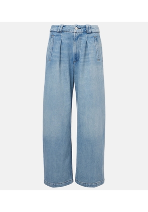 Citizens of Humanity Cara twill cropped wide-leg pants