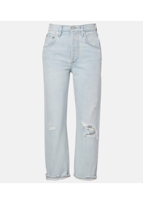 Citizens of Humanity Dahlia distressed low-rise wide-leg jeans