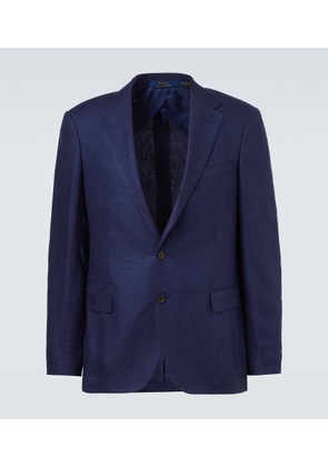 Polo Ralph Lauren Checked linen-blend blazer