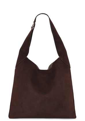 Gabriela Hearst Large Hobo Bag in Dark Brown - Brown. Size all.