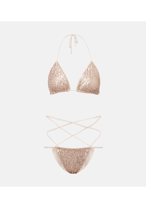 Norma Kamali Sequined bikini