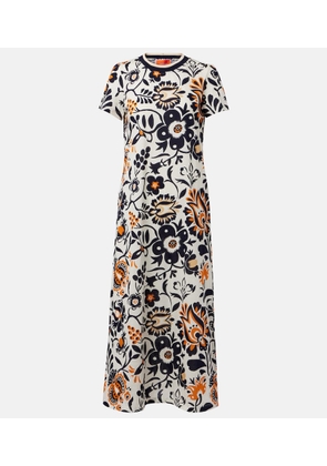 La DoubleJ Sporty Swing cotton jersey midi dress