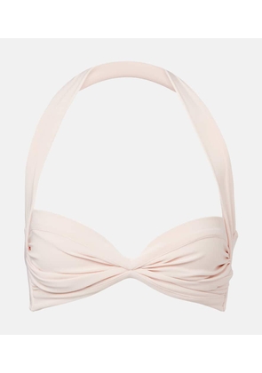 Norma Kamali Ruched bikini top