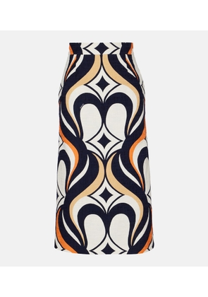 La DoubleJ Baia Jive cotton midi skirt