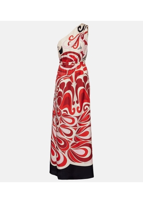 La DoubleJ Roy Phoenix silk twill maxi dress