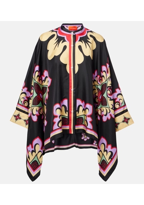 La DoubleJ Foulard printed silk blouse