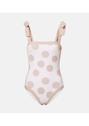 Simkhai Piper polka-dot swimsuit