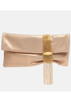 Jimmy Choo Zandra Small embellished suede clutch