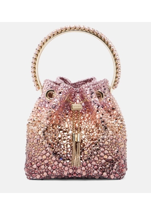 Jimmy Choo Bon Bon Micro embellished bucket bag