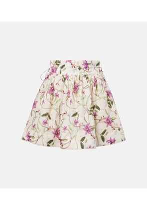 Agua by Agua Bendita Floral linen shorts