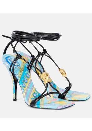 Versace La Medusa printed leather sandals
