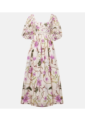 Agua by Agua Bendita Viviane floral cotton maxi dress