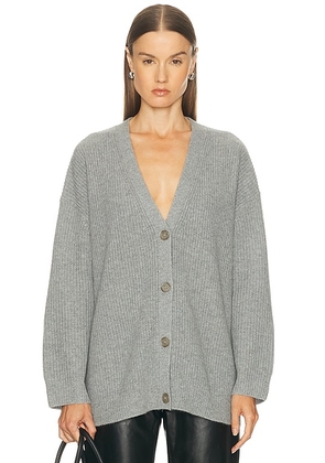 Jenni Kayne Cashmere Cocoon Cardigan in Heather Grey - Grey. Size L (also in XS, S, M).