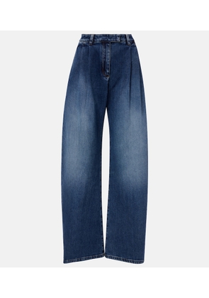 Brunello Cucinelli Mid-rise wide-leg jeans