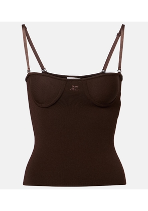 Courreges Logo tank top