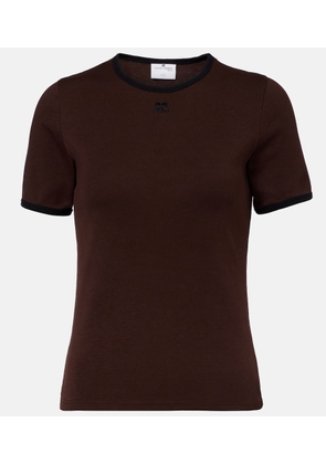 Courreges Logo cotton T-shirt