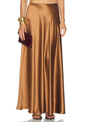 HEIRLOME Antonia Skirt in Sepia - Brown. Size 2 (also in 4, 6).