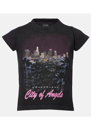 Balenciaga City Of Angels cotton-blend T-shirt