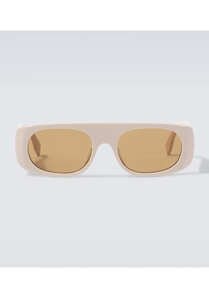 Fendi Signature oval sunglasses