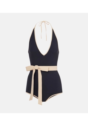 Valentino Escape belted swimsuit