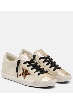 Golden Goose Super Star glitter suede sneakers