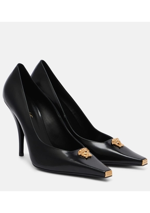 Versace La Medusa 105 leather pumps