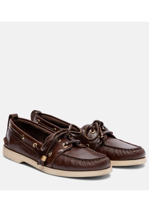 Golden Goose Leather boat shoes