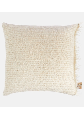 The House of Lyria Ariete wool and cotton-blend cushion