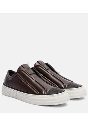 Brunello Cucinelli Monili leather sneakers
