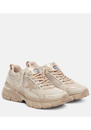 Golden Goose Lightstar leather-trimmed sneakers