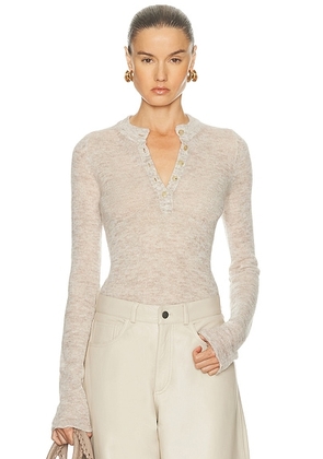 Haikure Lucy Top in Beige - Beige. Size M (also in ).