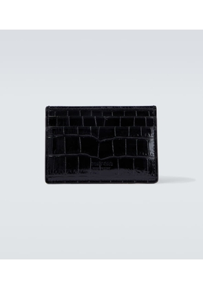 Tom Ford Croc-effect leather card holder