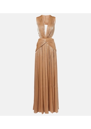 Costarellos Silla cutout gathered gown
