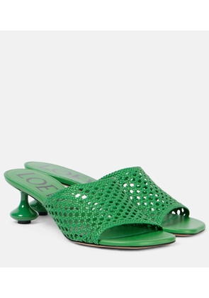 Loewe Paula's Ibiza Toy leather mules