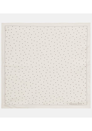 Magda Butrym Polka-dot silk scarf