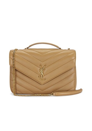 saint laurent Saint Laurent Large Loulou Bag in Natural Tan - Tan. Size all.