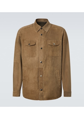 Canali Suede overshirt