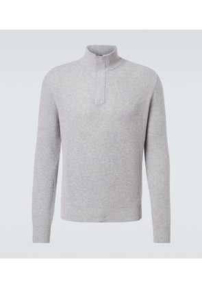 Canali Waffle-knit wool and cashmere sweater