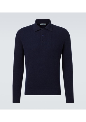 Canali Wool and cashmere polo sweater