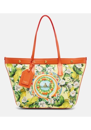 Dolce&Gabbana Taormina Large printed canvas shopper